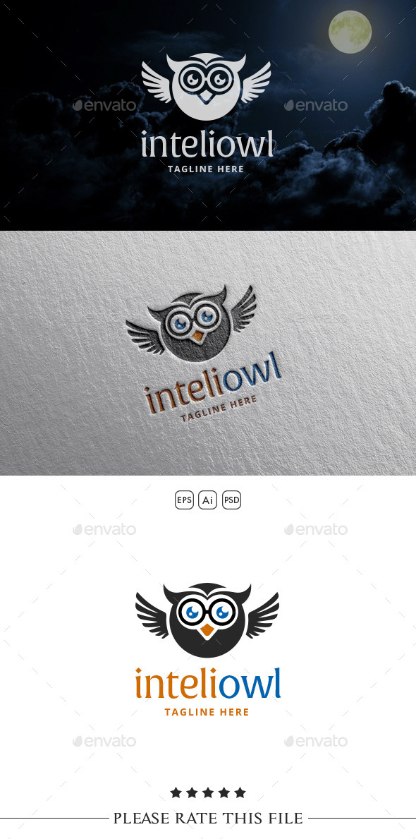 GraphicRiver Owl Logo 10542515 GraphicRiver Owl Logo 10542515