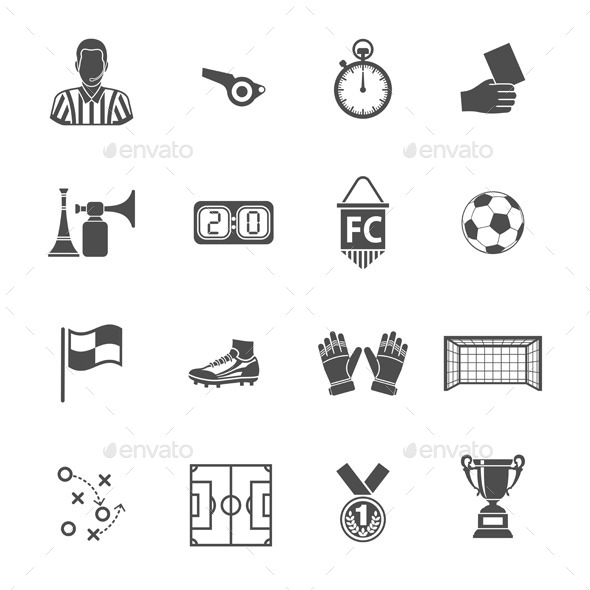 GraphicRiver Soccer Icon Set 10542522 GraphicRiver Soccer Icon Set 10542522