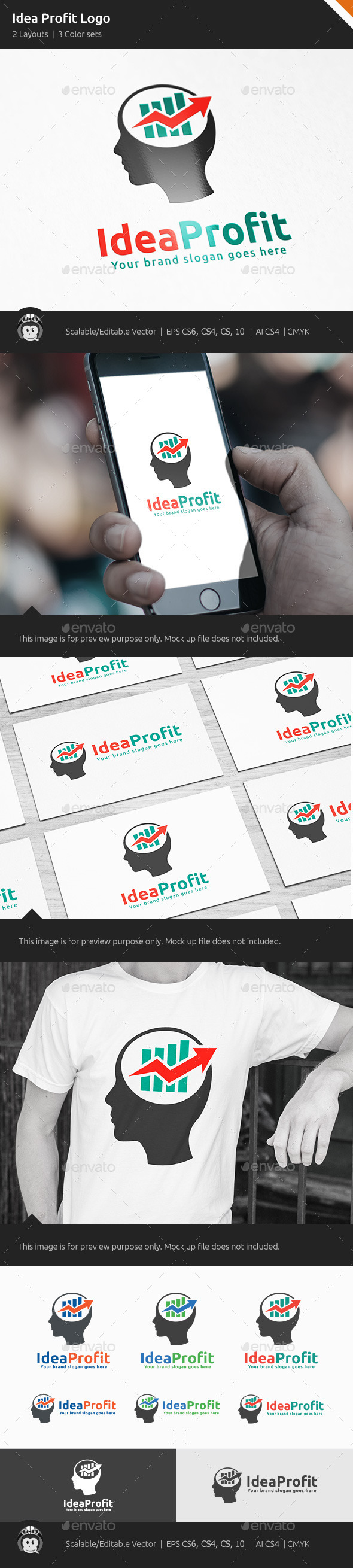 GraphicRiver Idea Profit Marketing Logo 10542966 GraphicRiver Idea Profit Marketing Logo 10542966