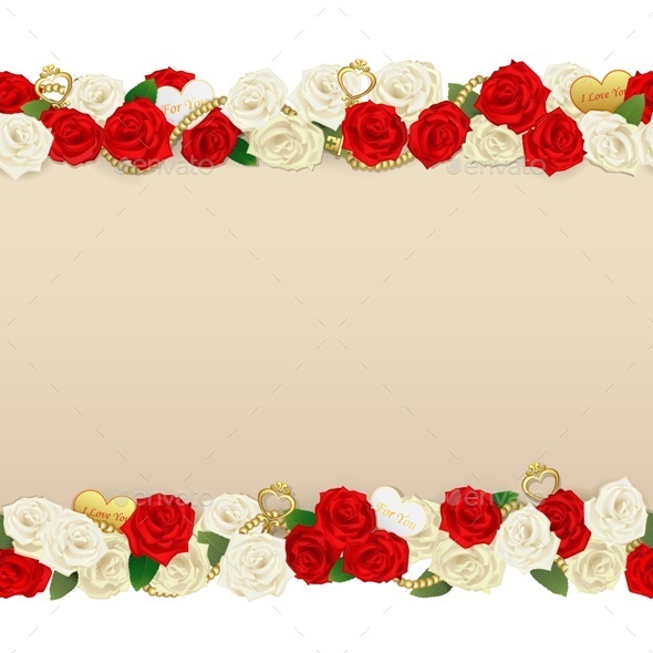 GraphicRiver Vector Romantic Flower Frame 10543492 GraphicRiver Vector Romantic Flower Frame 10543492