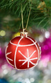 Photo Of Simple Christmas Decorations On A Tree 