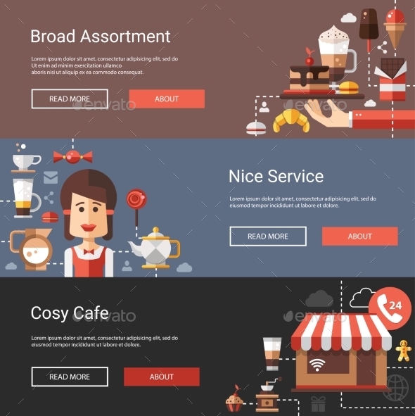 GraphicRiver Coffee Shop Banners 10544433 GraphicRiver Coffee Shop Banners 10544433