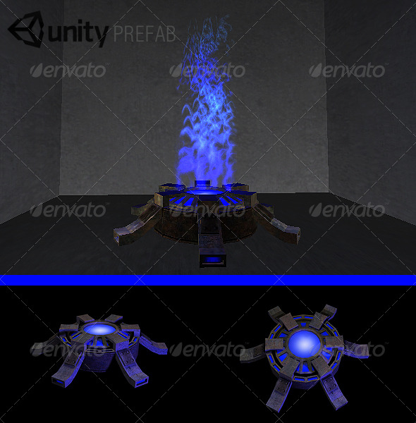 Teleporter / Respawn Prefab - 3DOcean Item for Sale