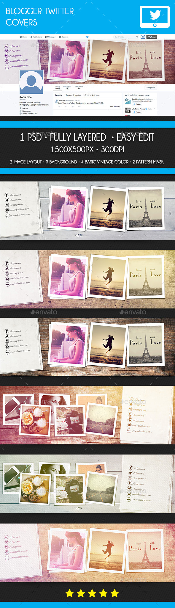 GraphicRiver Blogger Twitter Covers 10513920 GraphicRiver Blogger Twitter Covers 10513920