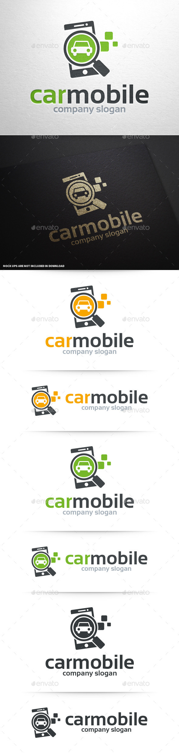 Car Mobile Logo Template
