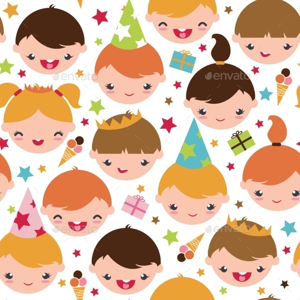 GraphicRiver Birthday Pattern 10546917 GraphicRiver Birthday Pattern 10546917