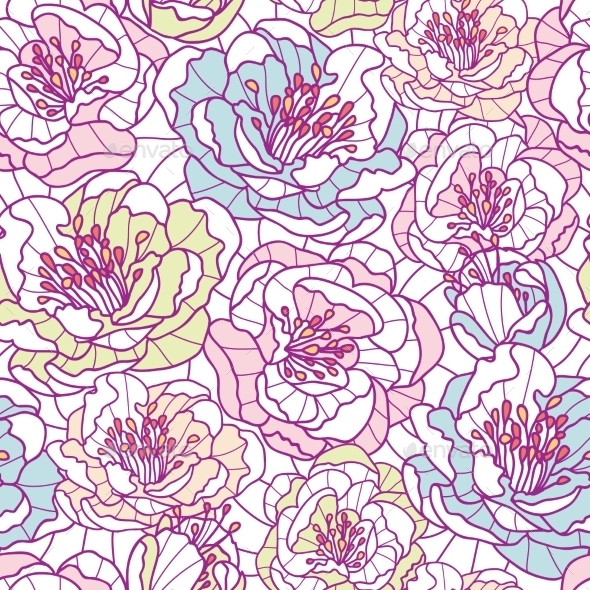 GraphicRiver Flower Pattern 10547043 GraphicRiver Flower Pattern 10547043