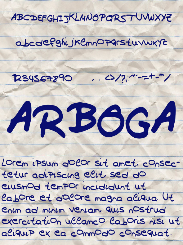 GraphicRiver Arboga Font 10547052 GraphicRiver Arboga Font 10547052