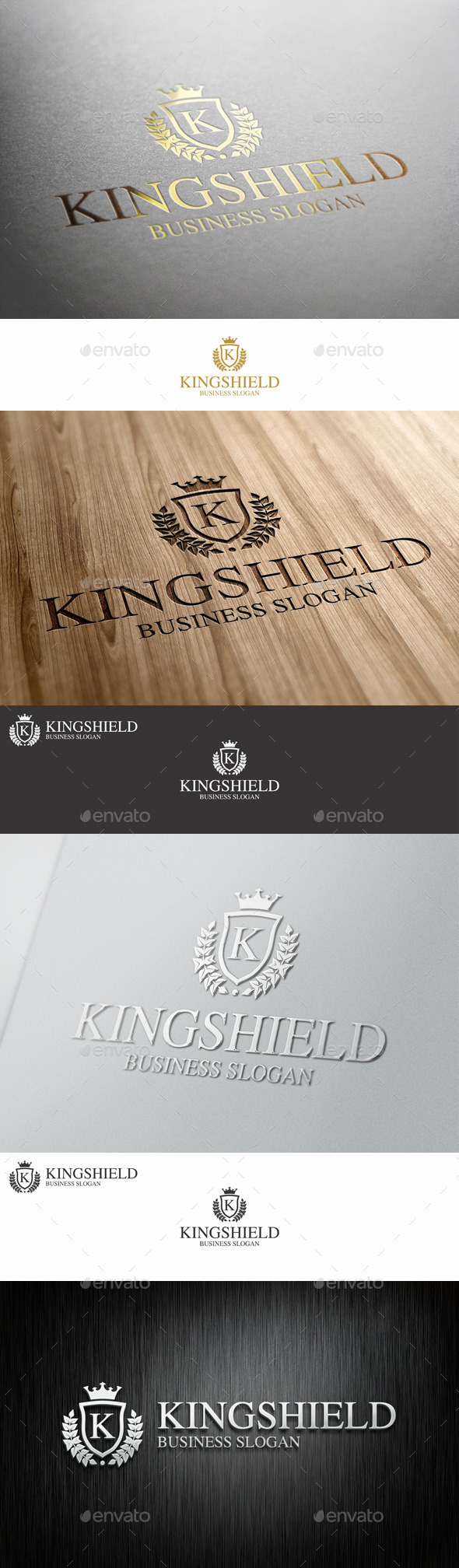 GraphicRiver King Shield Royal Crest Logo 10547070 GraphicRiver King Shield Royal Crest Logo 10547070