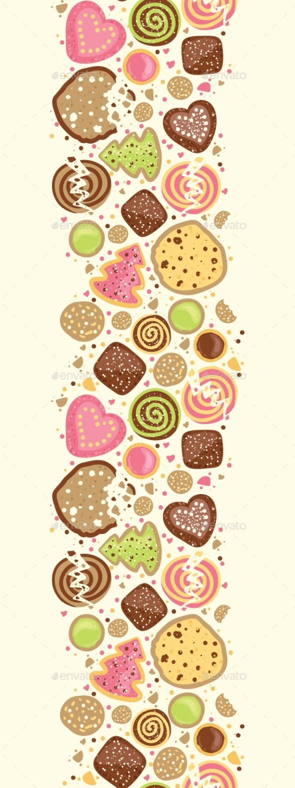 Cookie Vertical Pattern (Birthdays)