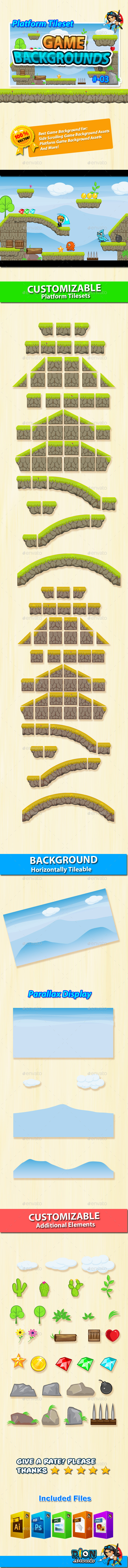 GraphicRiver Game Background Platform Tilesets 03 10548778 GraphicRiver Game Background Platform Tilesets 03 10548778