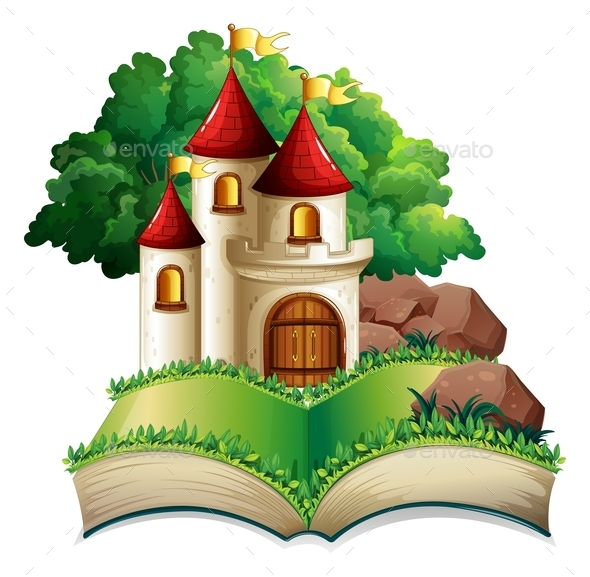 GraphicRiver Castle and Book 10548871 GraphicRiver Castle and Book 10548871
