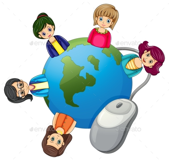 GraphicRiver Globe Surrounded with Businesswomen 10549240 GraphicRiver Globe Surrounded with Businesswomen 10549240