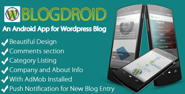 CodeCanyon BlogDroid Premium Wordpress Blog App with Push 10498132 CodeCanyon BlogDroid Premium Wordpress Blog App with Push 10498132