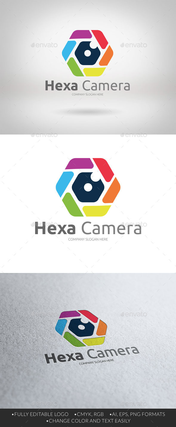 Hexa Camera Logo (Abstract)