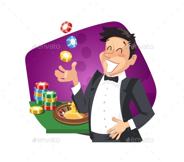 GraphicRiver Man Play Roulette in Casino 10550374 GraphicRiver Man Play Roulette in Casino 10550374