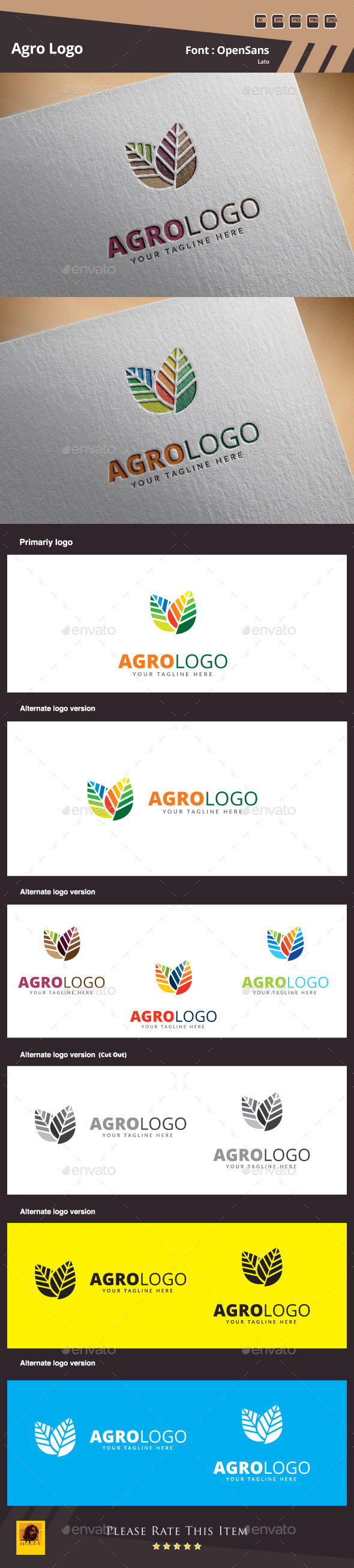 GraphicRiver Agro Logo Template 10550546 GraphicRiver Agro Logo Template 10550546