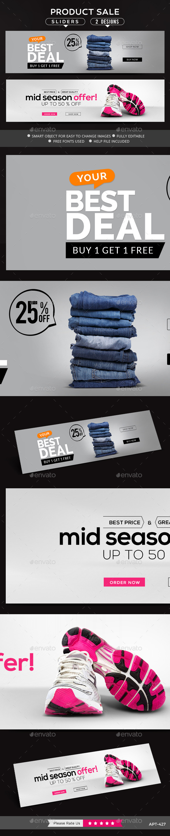 GraphicRiver Product Sale Sliders 10550622 GraphicRiver Product Sale Sliders 10550622