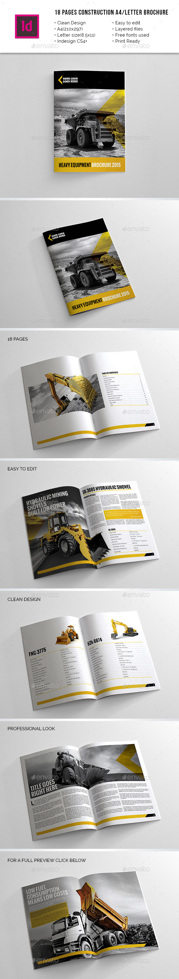 GraphicRiver 18 Pages Construction A4 Letter Brochure 10499309 GraphicRiver 18 Pages Construction A4 Letter Brochure 10499309