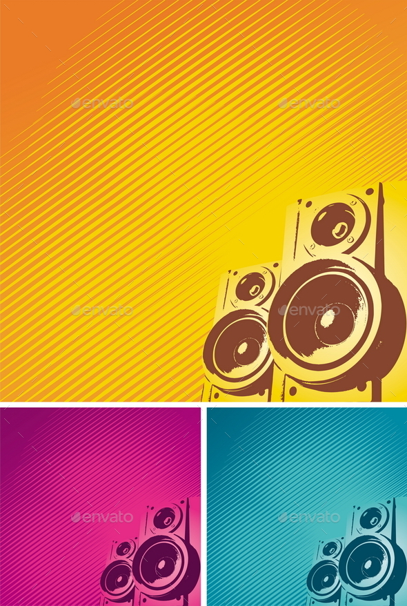 Background with Loudspeaker (Backgrounds)