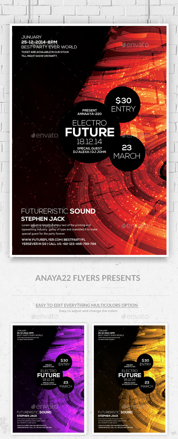 GraphicRiver Minimal Futuristic Psd Flyer Templates 10556767 GraphicRiver Minimal Futuristic Psd Flyer Templates 10556767