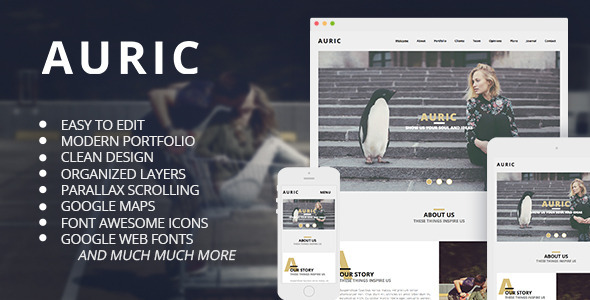 ThemeForest Auric One Page Modern Muse Template 10558191 ThemeForest Auric One Page Modern Muse Template 10558191