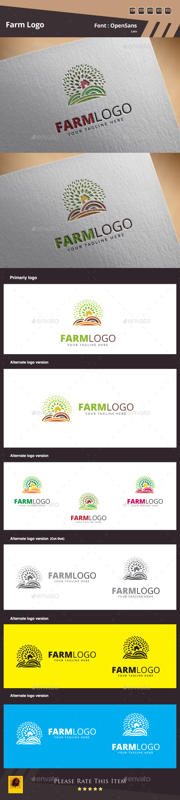 GraphicRiver Farm Logo Template 10559426 GraphicRiver Farm Logo Template 10559426