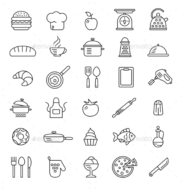 GraphicRiver Cooking Icons 10560134 GraphicRiver Cooking Icons 10560134