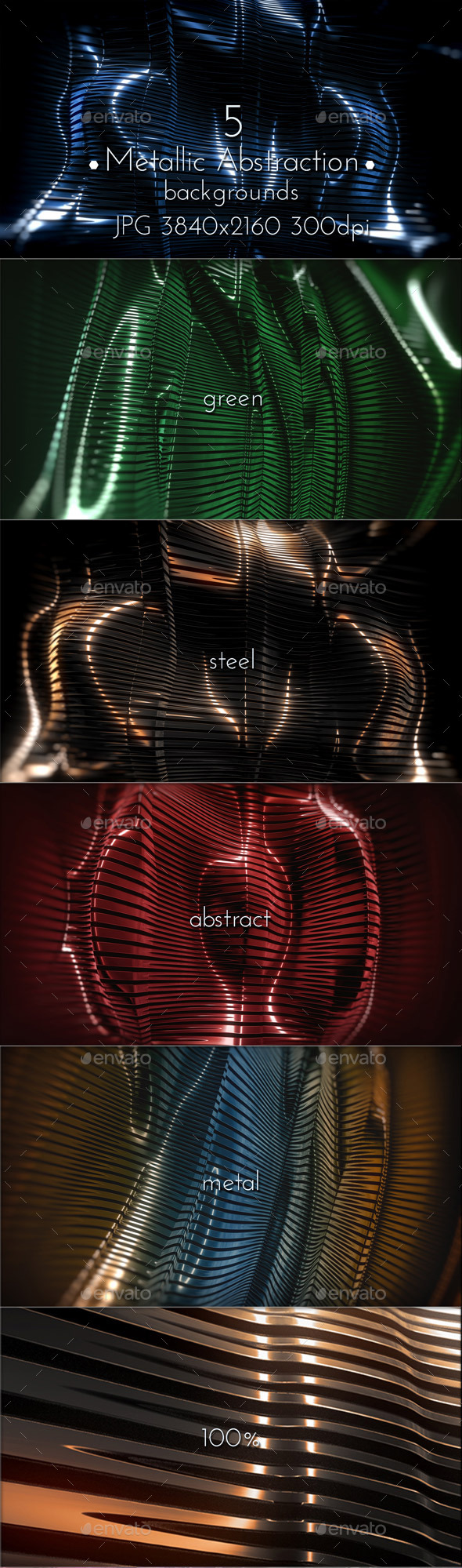 GraphicRiver Metallic Abstraction 3D 10561063 GraphicRiver Metallic Abstraction 3D 10561063
