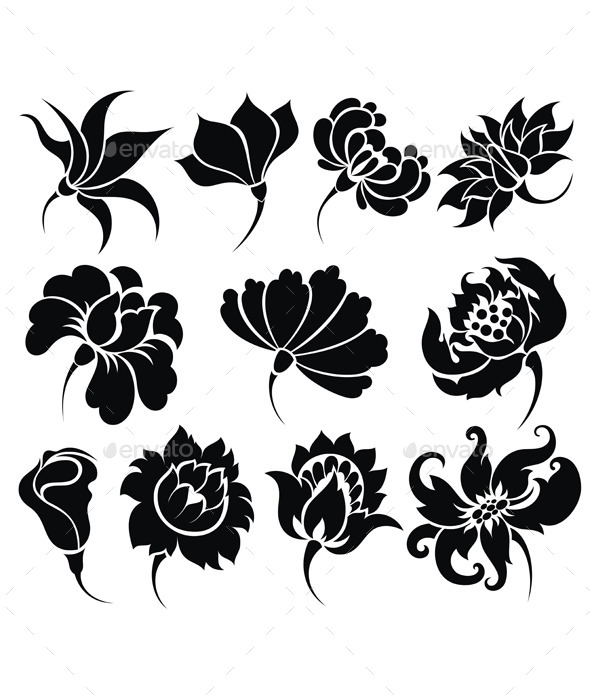 GraphicRiver Flower Icon Set 10562440 GraphicRiver Flower Icon Set 10562440