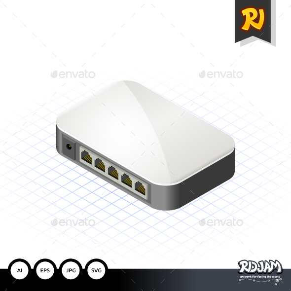 GraphicRiver Isometric Hub 10563425 GraphicRiver Isometric Hub 10563425
