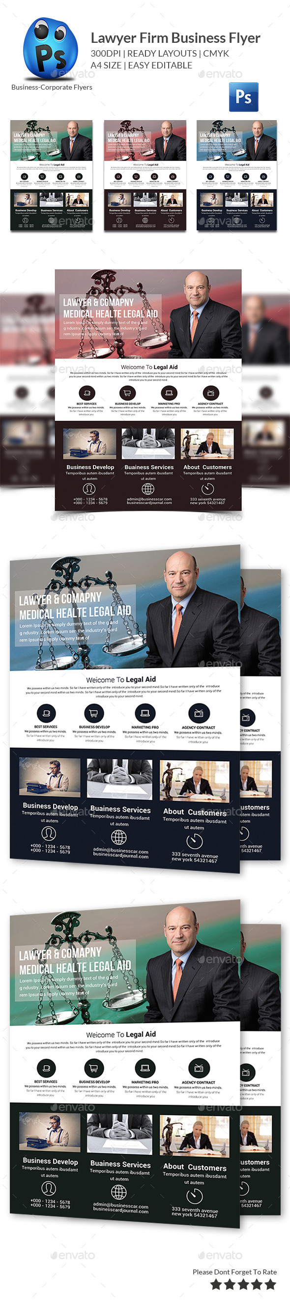 GraphicRiver Lawyer Firm Business Flyer Template 10563733 GraphicRiver Lawyer Firm Business Flyer Template 10563733
