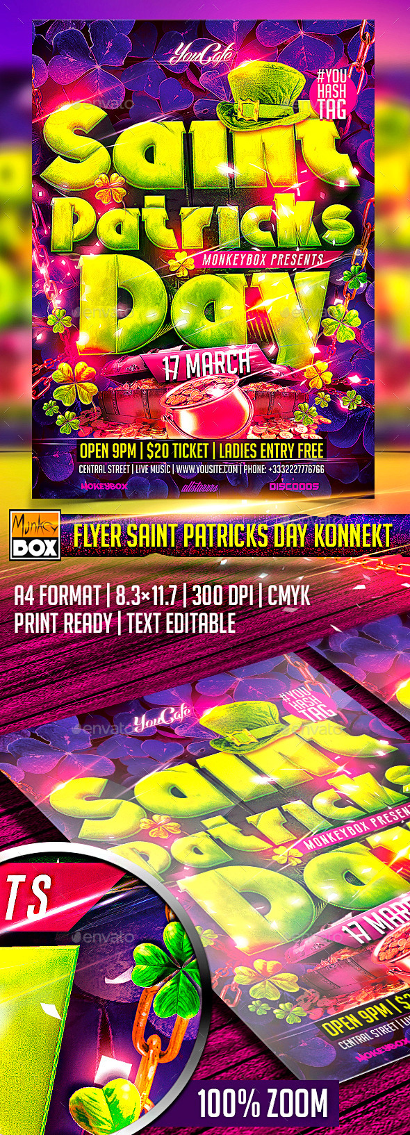 GraphicRiver Flyer Saint Patricks Day Konnekt 10564207 GraphicRiver Flyer Saint Patricks Day Konnekt 10564207