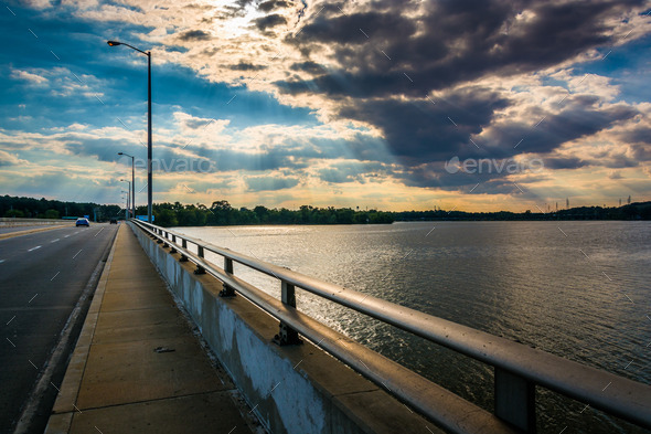 Bridge over the Back River in Essex, Maryland. (Misc) Photo Download