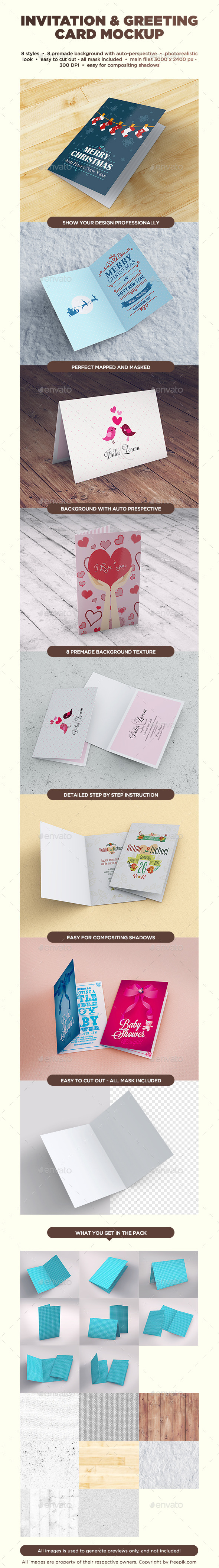 GraphicRiver Invitation & Greeting Card Mockup 10566468 GraphicRiver Invitation & Greeting Card Mockup 10566468