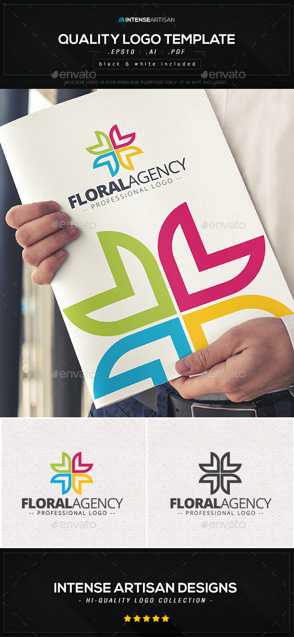 GraphicRiver Floral Agency Logo Template 10566466 GraphicRiver Floral Agency Logo Template 10566466