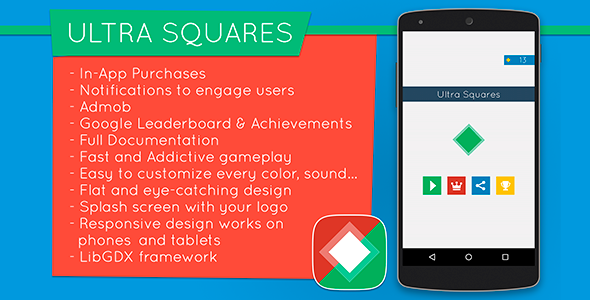 CodeCanyon Ultra Squares Highly Addictive Game Template 10509670 CodeCanyon Ultra Squares Highly Addictive Game Template 10509670