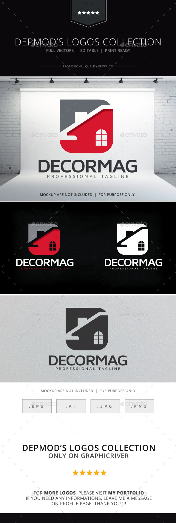 GraphicRiver Decormag Logo 10571581 GraphicRiver Decormag Logo 10571581