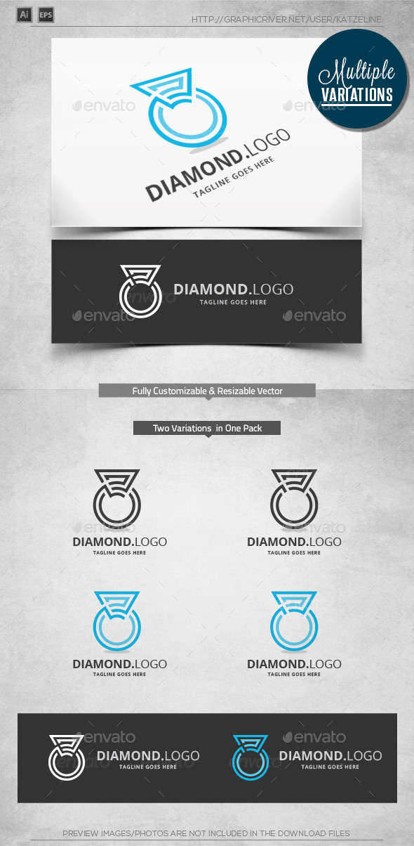 GraphicRiver Diamond Logo Template 10571742 GraphicRiver Diamond Logo Template 10571742