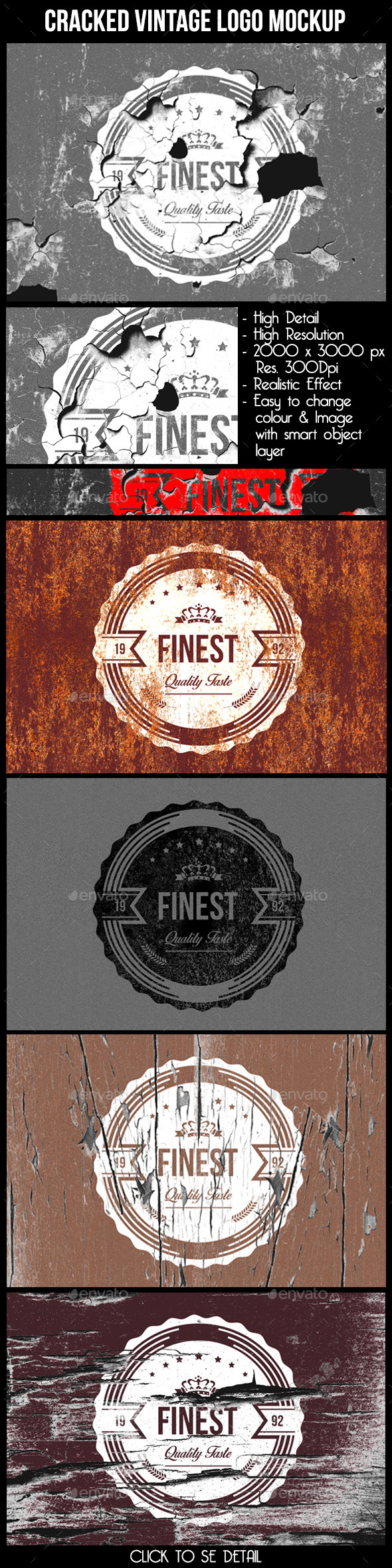 GraphicRiver Cracked Vintage Logo Mock Up 10530756 GraphicRiver Cracked Vintage Logo Mock Up 10530756