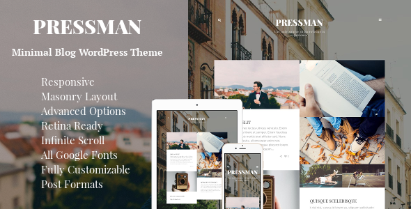 ThemeForest Pressman Minimal WordPress Blog Theme 10575003 ThemeForest Pressman Minimal WordPress Blog Theme 10575003