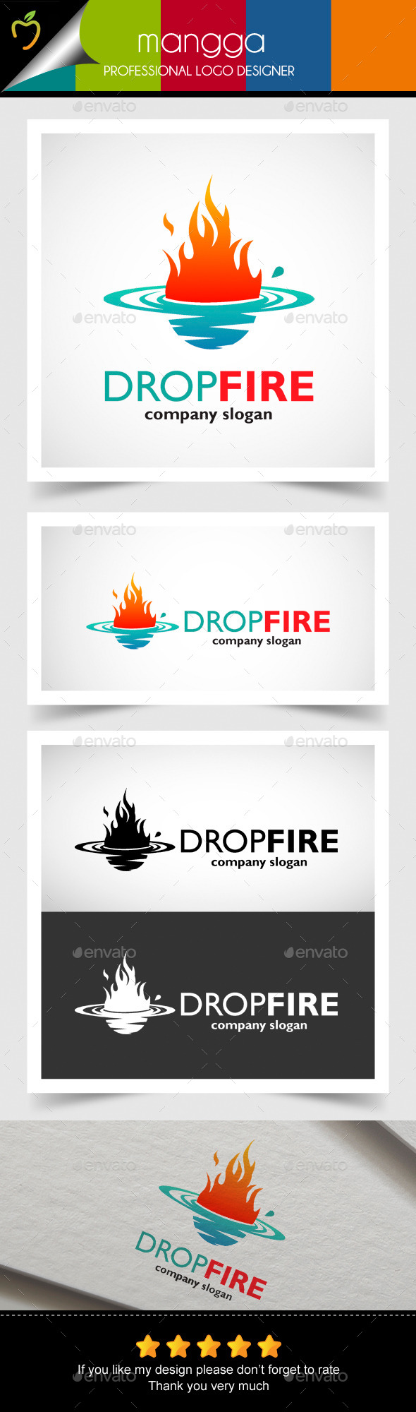 GraphicRiver Drop Fire 10575381 GraphicRiver Drop Fire 10575381
