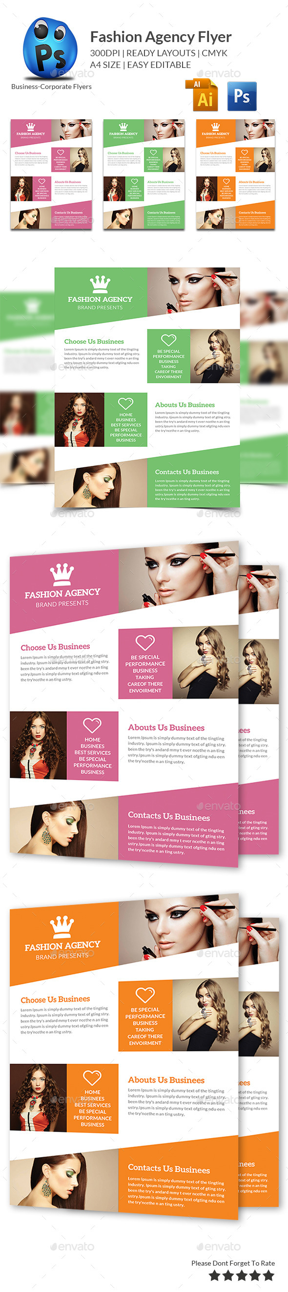 GraphicRiver Fashion Agency Flyer Print Templates 10575873 GraphicRiver Fashion Agency Flyer Print Templates 10575873