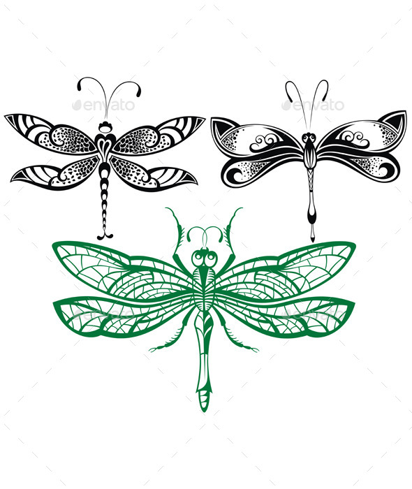 GraphicRiver Abstract Design Dragonfly 10577868 GraphicRiver Abstract Design Dragonfly 10577868