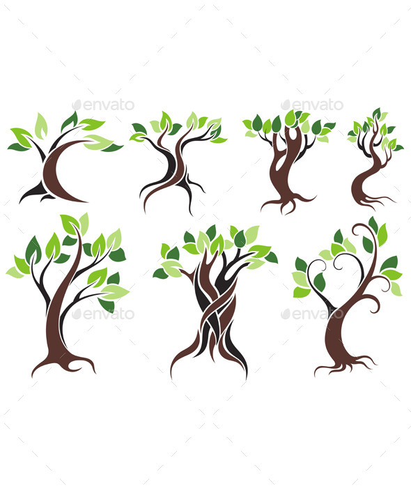 GraphicRiver Stylized Tree 10577938 GraphicRiver Stylized Tree 10577938