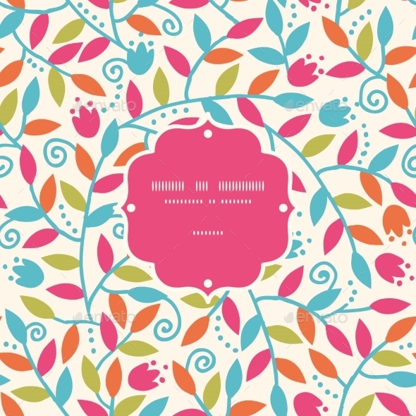 GraphicRiver Branches and Floral Frame 10578412 GraphicRiver Branches and Floral Frame 10578412