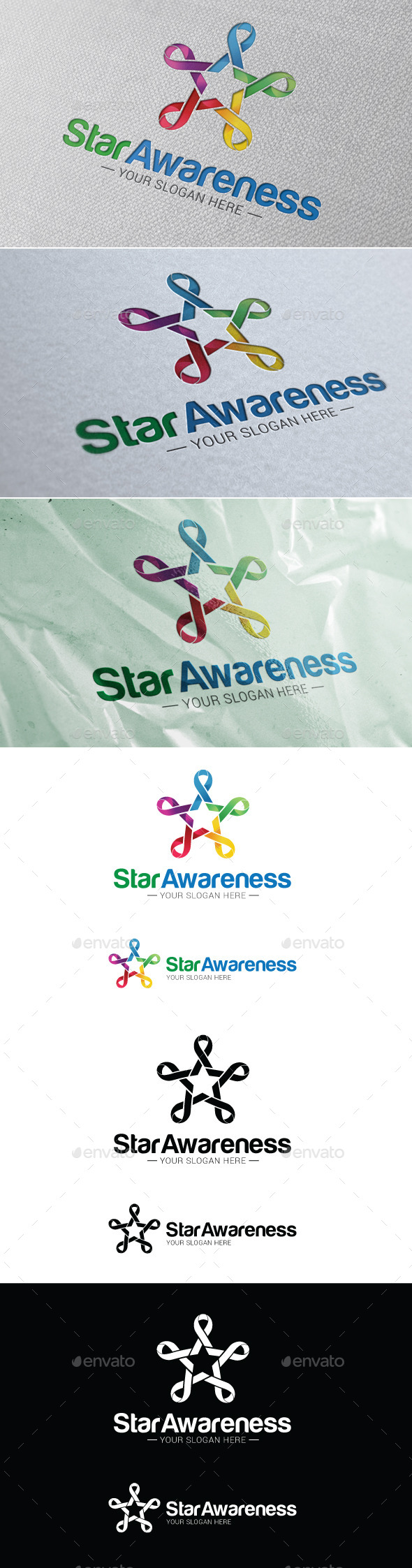 Star Awareness Logo Template