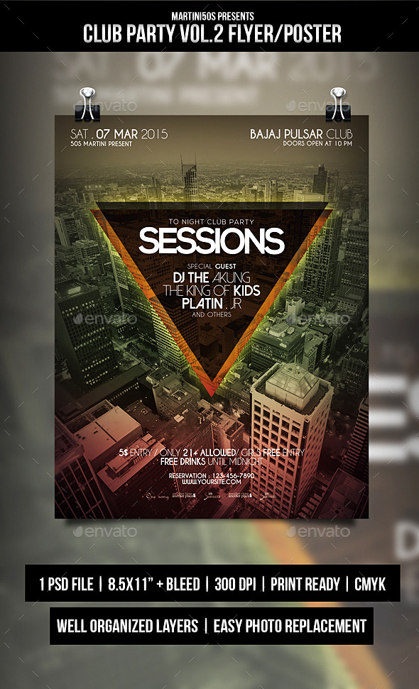 GraphicRiver Club Party Flyer Poster Vol.2 10579306 GraphicRiver Club Party Flyer Poster Vol.2 10579306