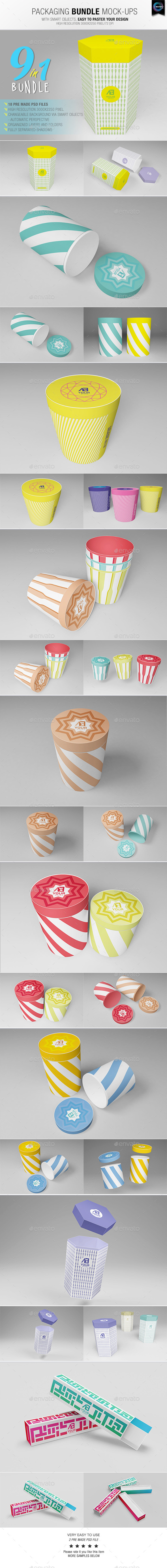GraphicRiver Packaging Bundle Mock-Ups 10580146 GraphicRiver Packaging Bundle Mock-Ups 10580146