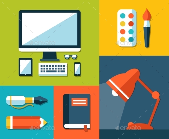 GraphicRiver School Composition 10581066 GraphicRiver School Composition 10581066